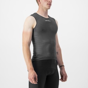 Camada Base Castelli PRO MESH 2.0 SLEEVELESS Masculino Pretas | 537482LTC