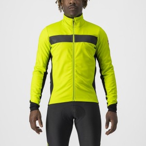 Jaquetas Castelli RADDOPPIA 3 Masculino Luz Verdes Pretas | 427398DRV