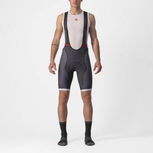Shorts Com Babador Castelli COMPETIZIONE KIT Masculino Cinzentas Escuro Prateadas Cinzentas | 740192TWA