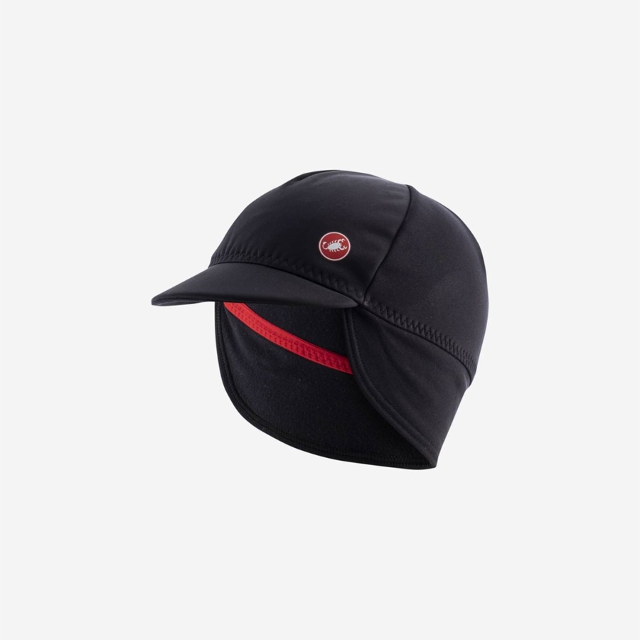 Boné Castelli ESTREMO WS Masculino Pretas | 538406KVU