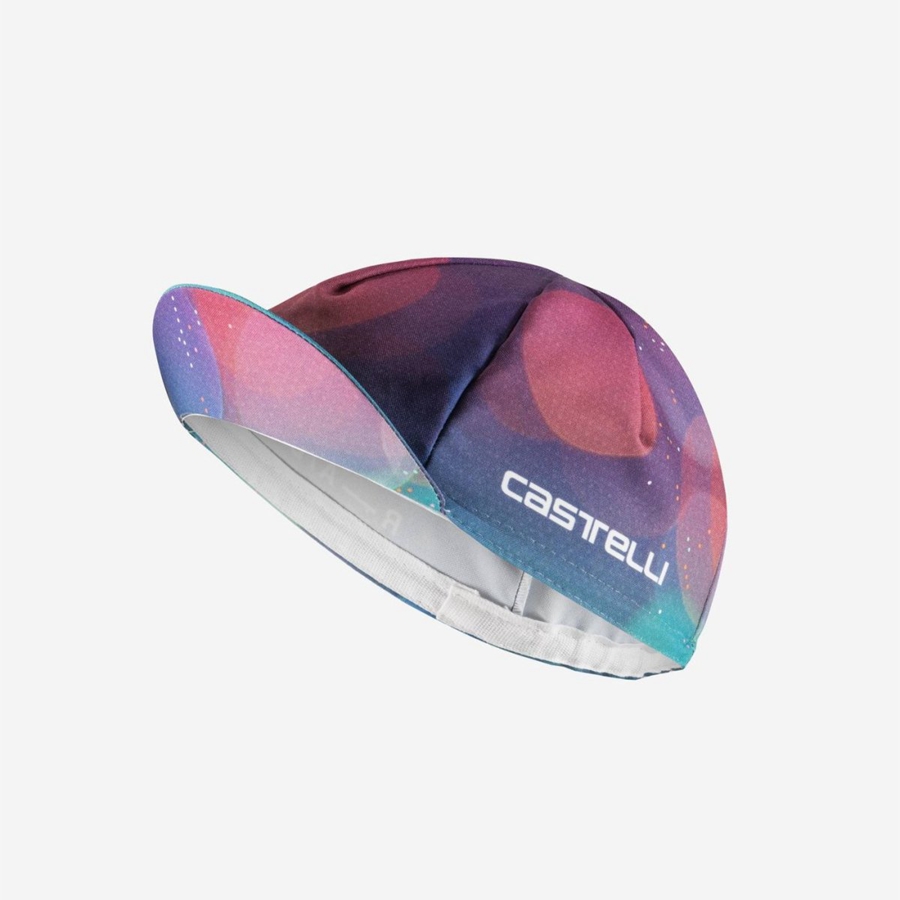 Boné Castelli R-A/D Masculino Multicoloridas Roxo | 130752XHT