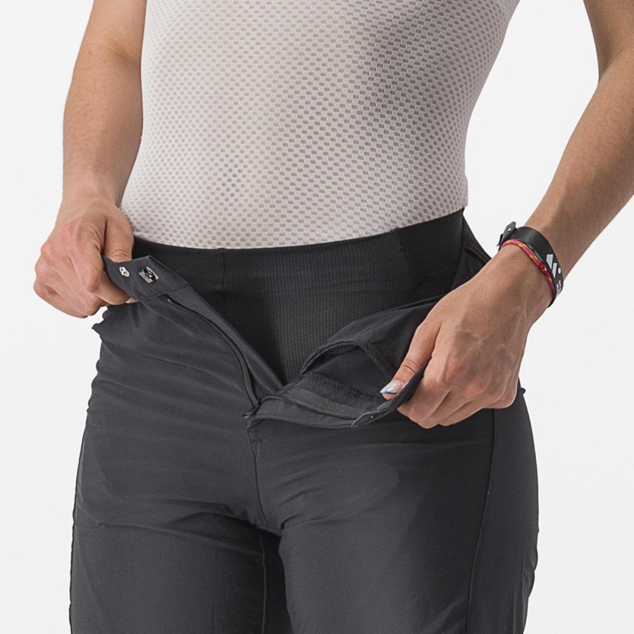 Calção Castelli TRAIL W LINER Feminino Pretas | 895324VRZ