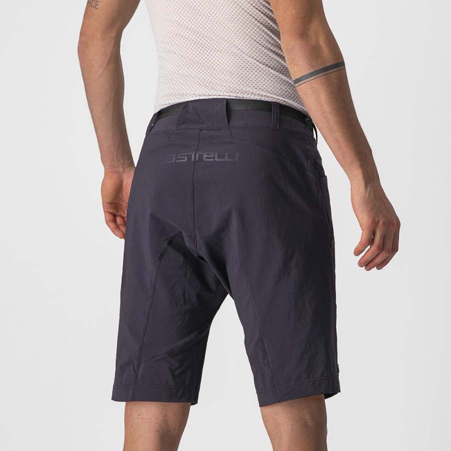 Calção Castelli UNLIMITED TRAILGY Masculino Pretas | 267184YAU