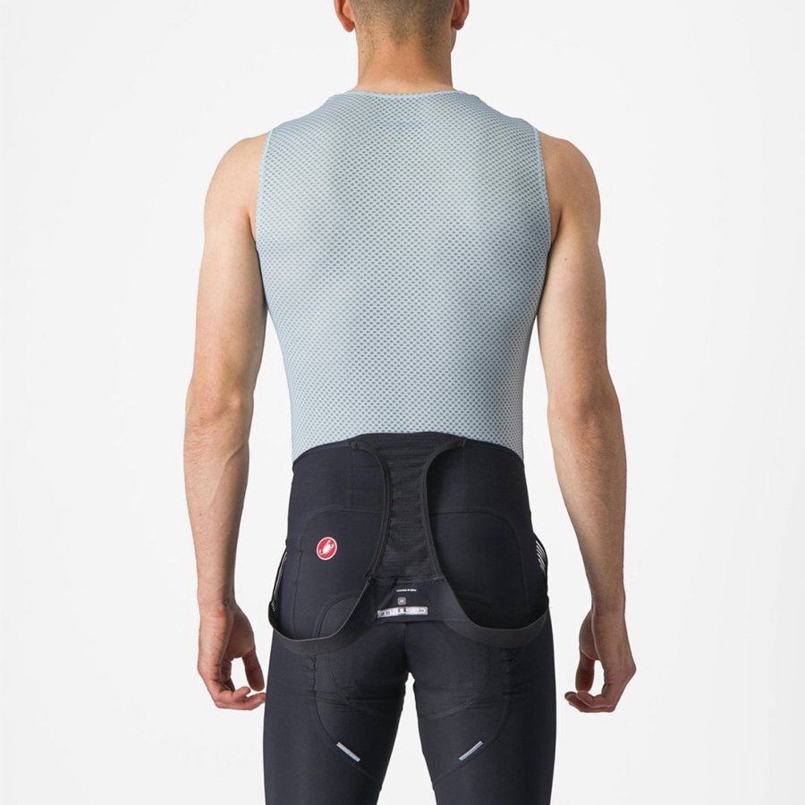 Camada Base Castelli PRO MESH 2.0 SLEEVELESS Masculino Azuis | 256093CEF