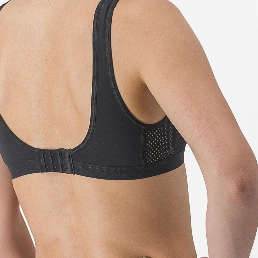 Camada Base Castelli ROSSO CORSA BRA Feminino Pretas | 283150MLD