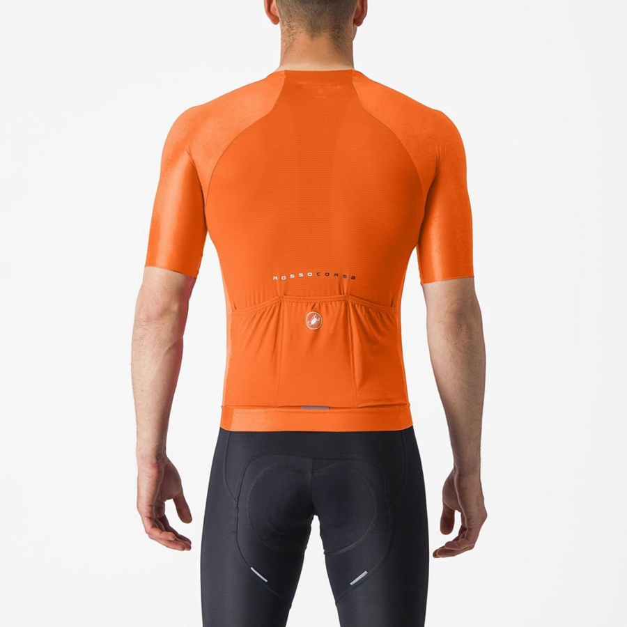 Camisa Castelli AERO RACE 7.0 Masculino Laranja | 524936KZR