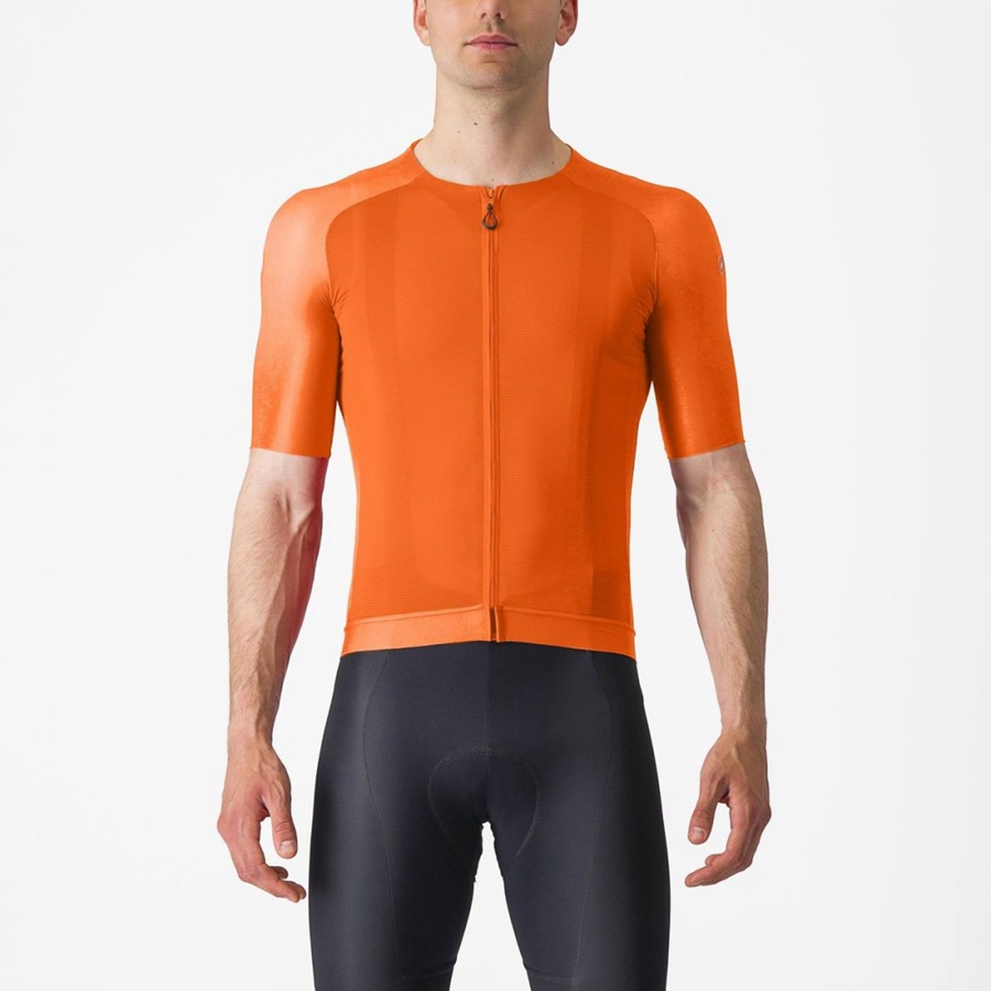 Camisa Castelli AERO RACE 7.0 Masculino Laranja | 524936KZR