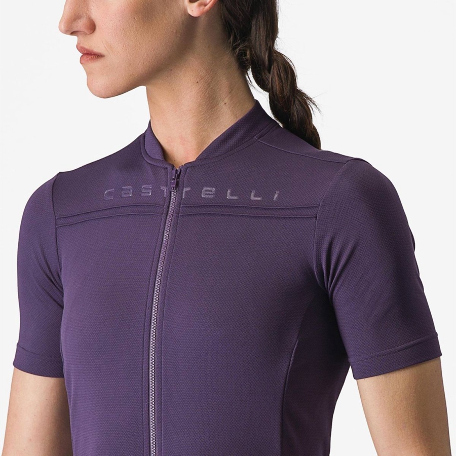 Camisa Castelli ANIMA 4 Feminino Roxo | 286495NOU