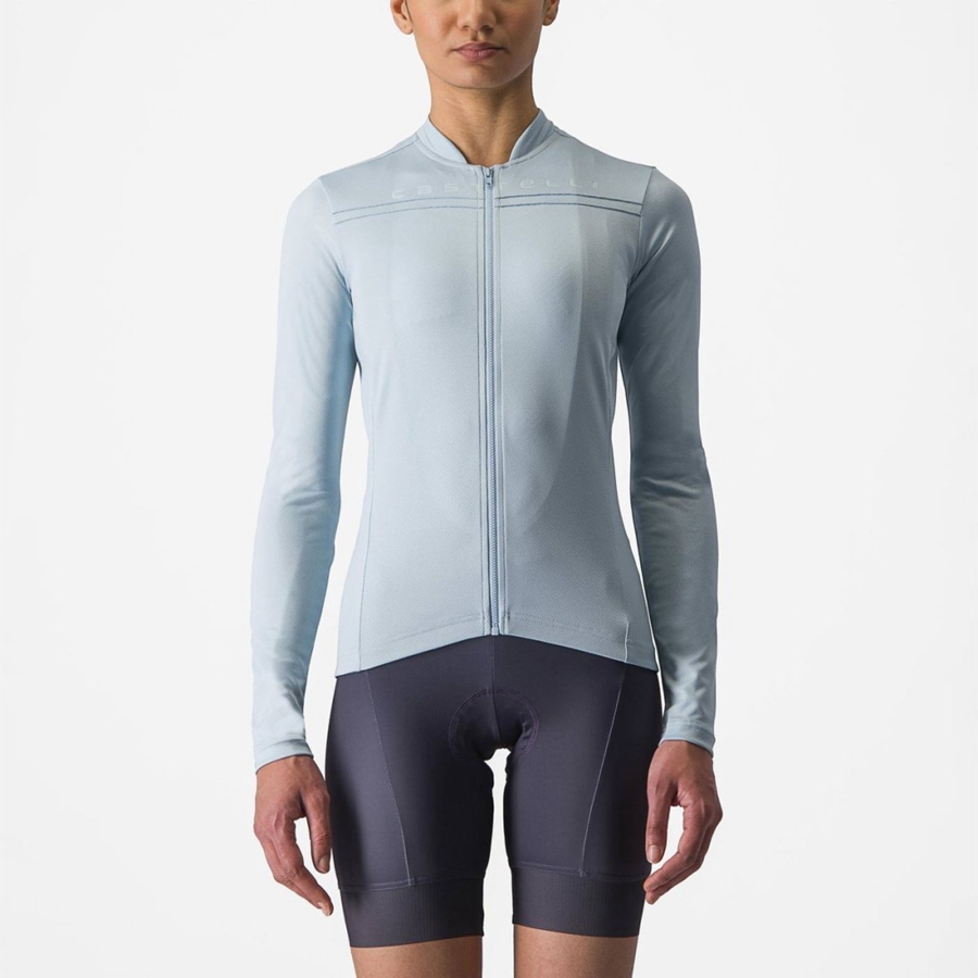 Camisa Castelli ANIMA 4 LONG SLEEVE Feminino Azuis | 960813RGE
