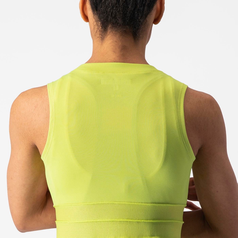 Camisa Castelli ANIMA 4 SLEEVELESS Feminino Luz Verdes | 467105XJU