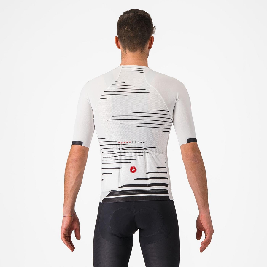 Camisa Castelli CLIMBER'S 4.0 Masculino Branco Pretas | 368215JKC