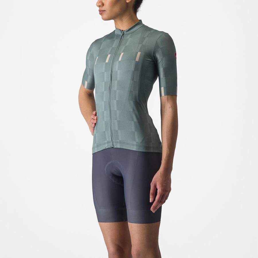 Camisa Castelli DIMENSIONE Feminino Turquesa | 185624MCG