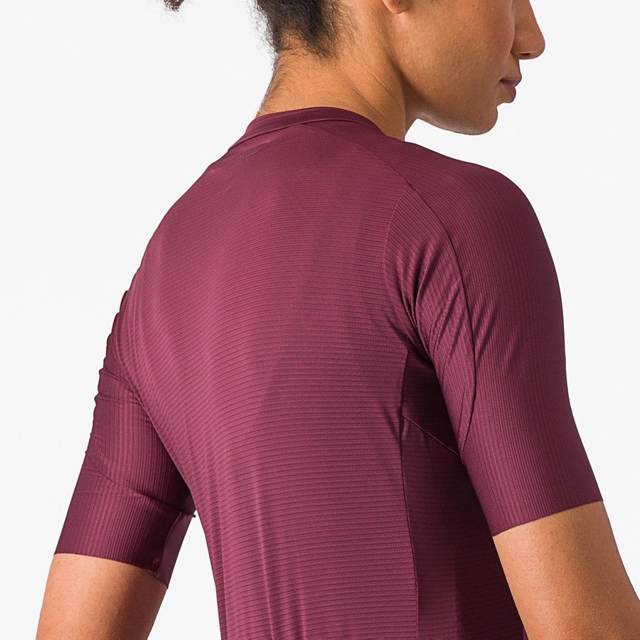 Camisa Castelli ESPRESSO W Feminino Bordeaux Escuro Bordeaux Escuro | 174826PMA