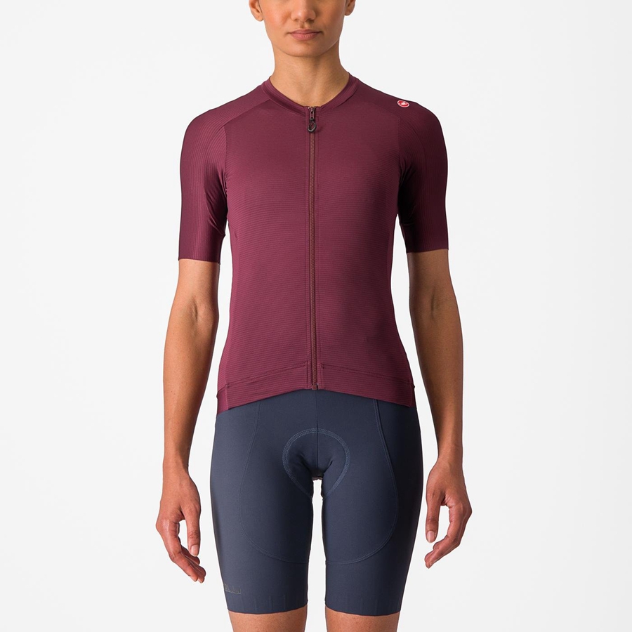 Camisa Castelli ESPRESSO W Feminino Bordeaux Escuro Bordeaux Escuro | 174826PMA