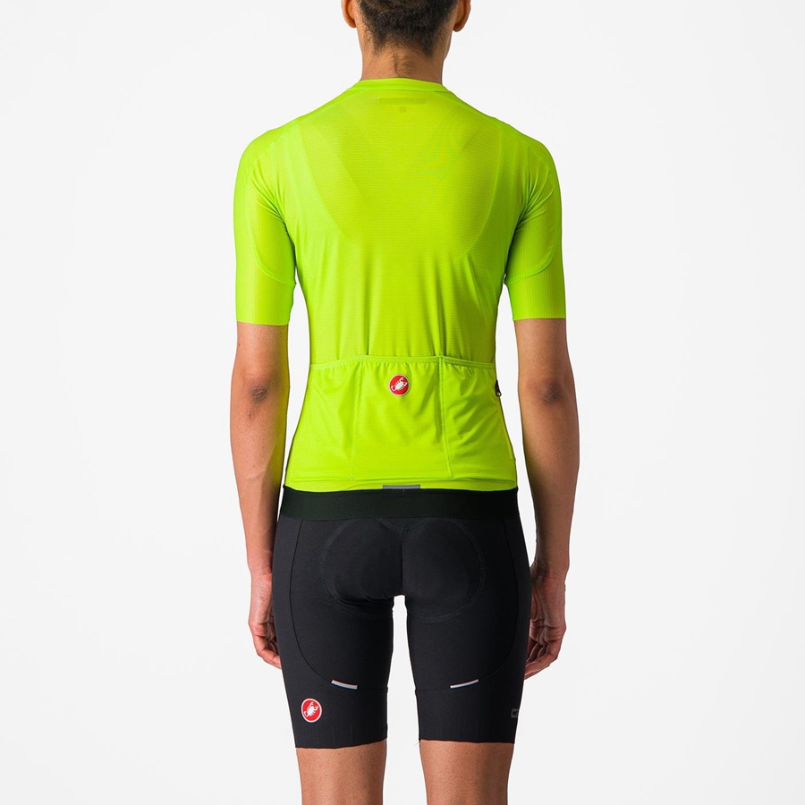 Camisa Castelli ESPRESSO W Feminino Luz Verdes Verdes Escuro | 320168OQS