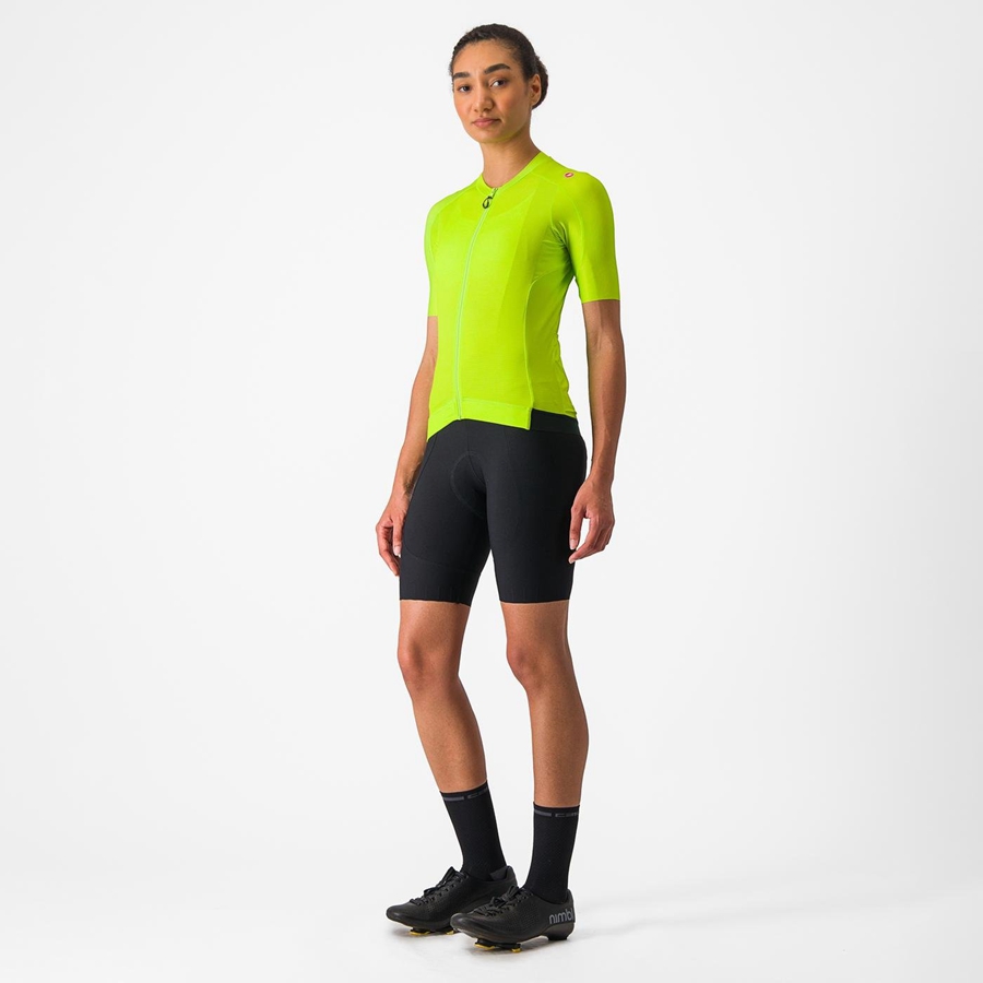 Camisa Castelli ESPRESSO W Feminino Luz Verdes Verdes Escuro | 320168OQS