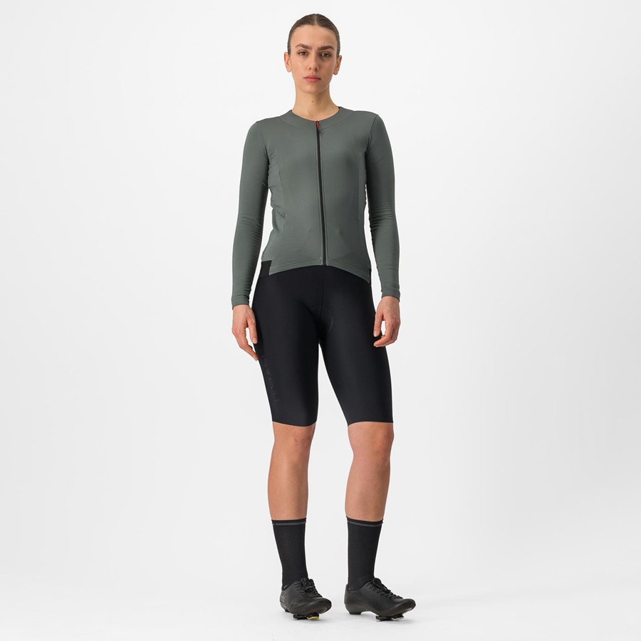 Camisa Castelli FLY LS W Feminino Cinzentas | 923647DYK