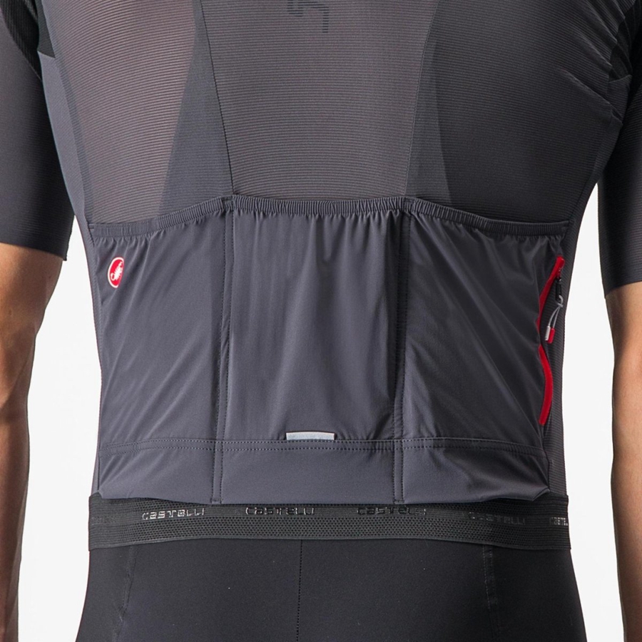 Camisa Castelli SUPERLEGGERA 3 Masculino Cinzentas Escuro | 481096WZY