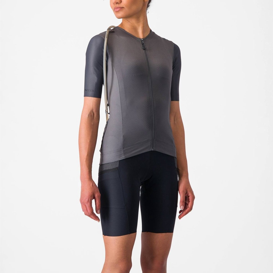 Camisa Castelli UNLIMITED PRO W Feminino Cinzentas Escuro | 230649HSA