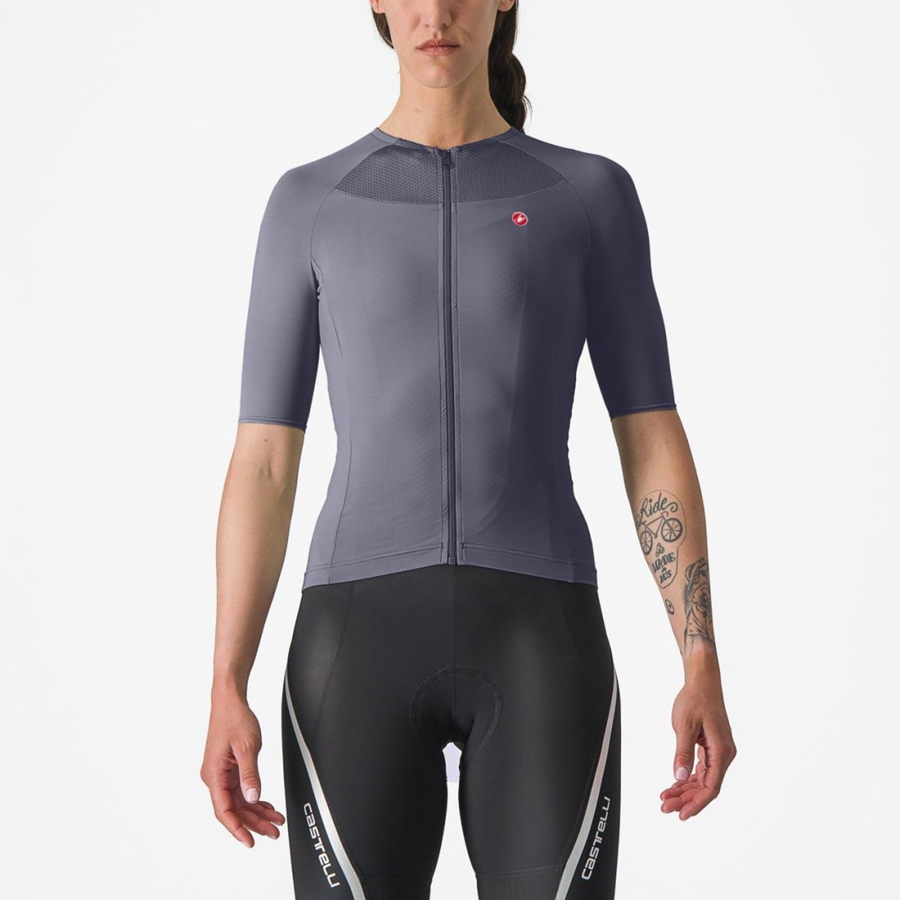 Camisa Castelli VELOCISSIMA 2 Feminino Azuis | 649281TKP