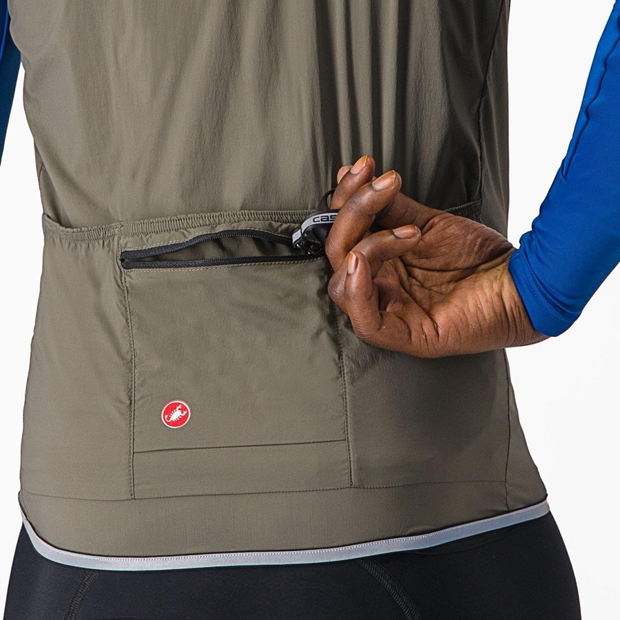 Colete Castelli FLY Masculino Azuis | 825407GDY