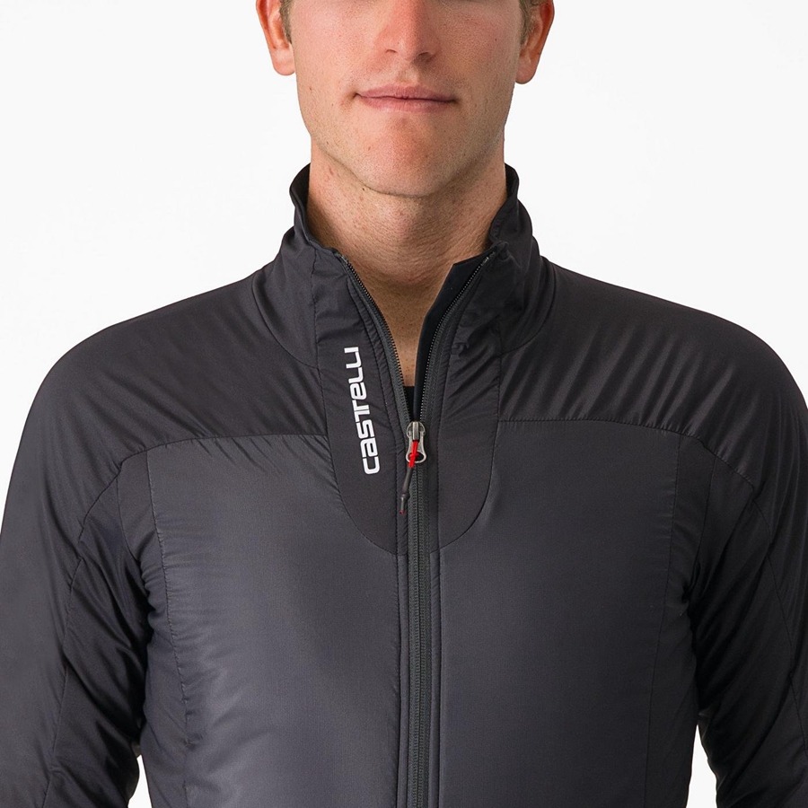 Jaquetas Castelli FLY THERMAL Masculino Pretas | 507284INT