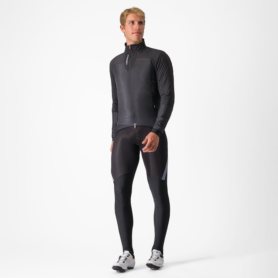 Jaquetas Castelli FLY THERMAL Masculino Pretas | 507284INT