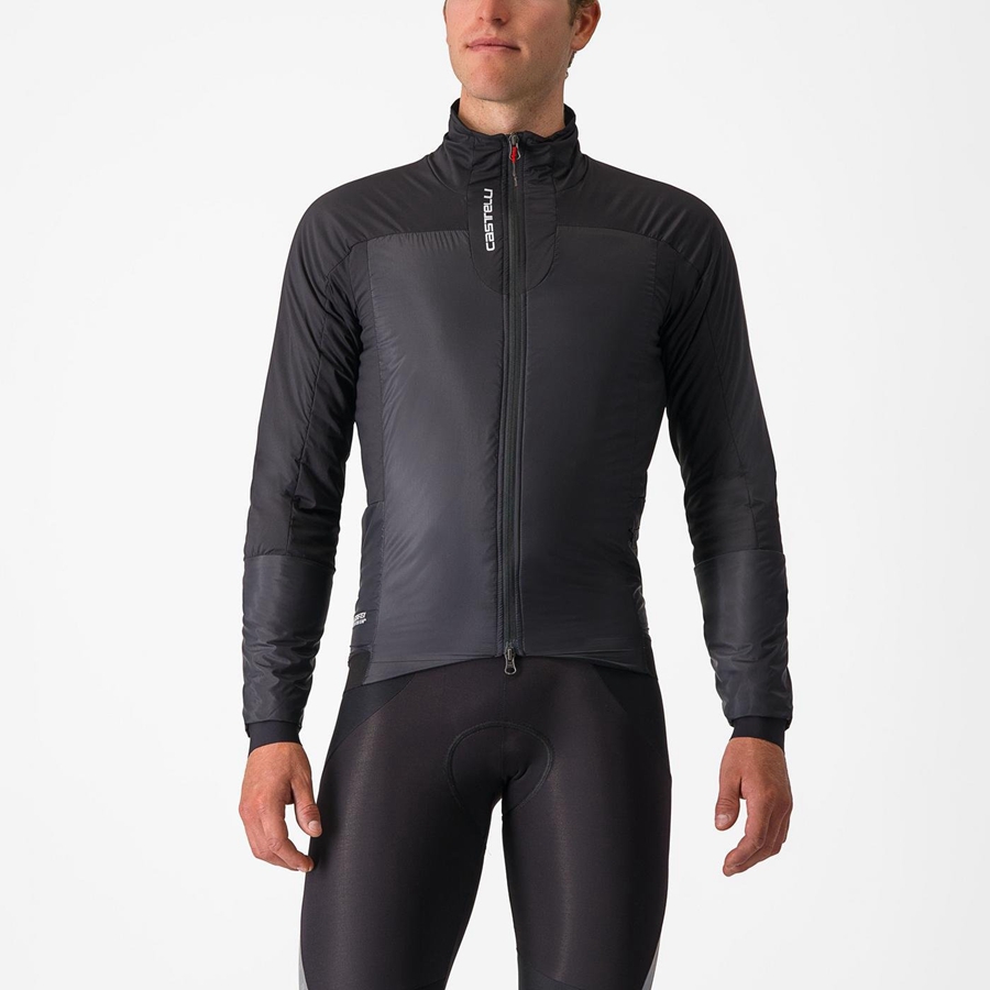 Jaquetas Castelli FLY THERMAL Masculino Pretas | 507284INT