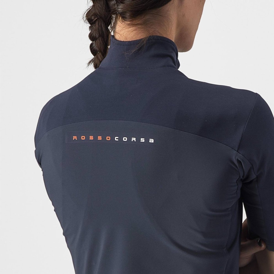 Jaquetas Castelli PERFETTO RoS 2W WIND Feminino Azuis | 147902NCH