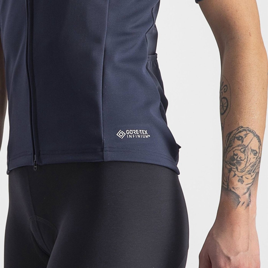 Jaquetas Castelli PERFETTO RoS 2W WIND Feminino Azuis | 147902NCH