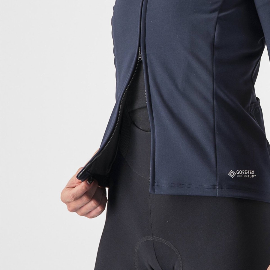 Jaquetas Castelli PERFETTO RoS 2W WIND Feminino Azuis | 147902NCH