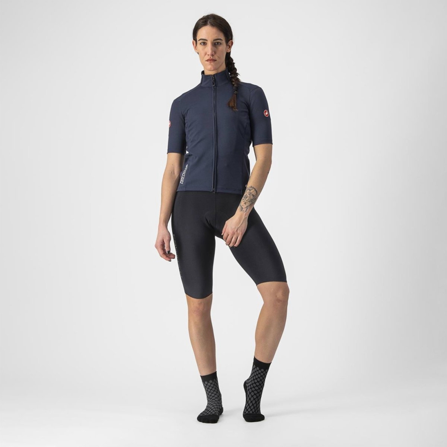Jaquetas Castelli PERFETTO RoS 2W WIND Feminino Azuis | 147902NCH