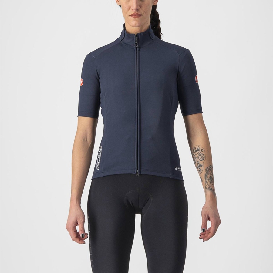 Jaquetas Castelli PERFETTO RoS 2W WIND Feminino Azuis | 147902NCH
