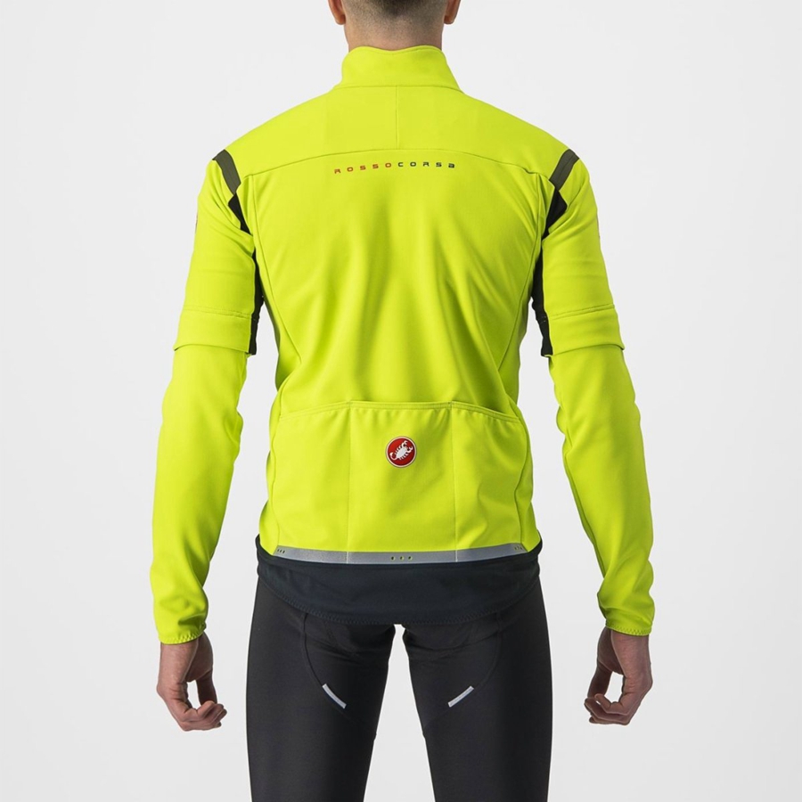 Jaquetas Castelli PERFETTO RoS 2 CONVERTIBLE Masculino Luz Verdes Cinzentas Escuro | 250641EWM