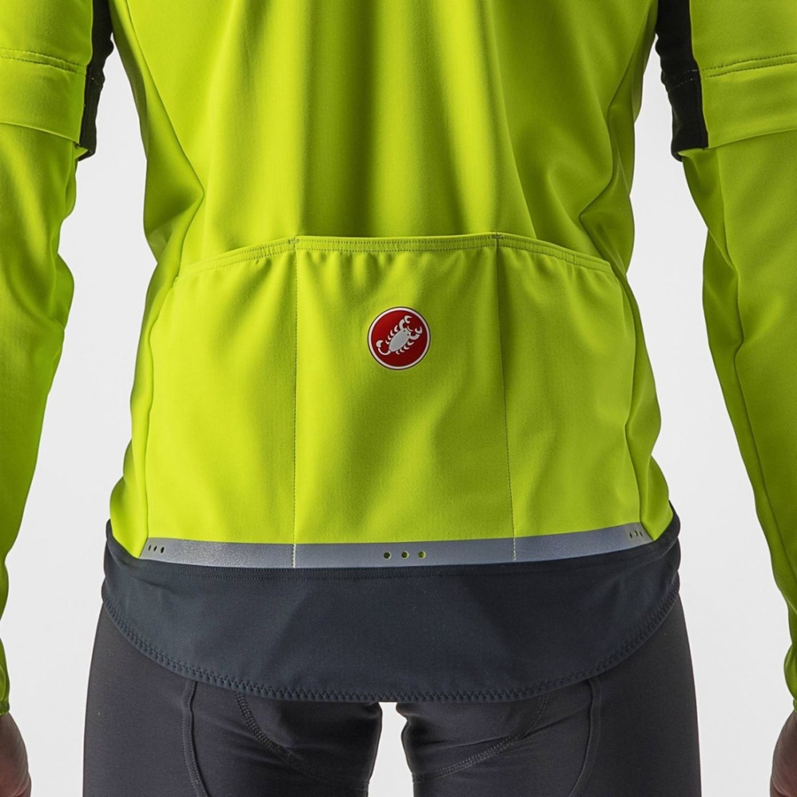 Jaquetas Castelli PERFETTO RoS 2 CONVERTIBLE Masculino Luz Verdes Cinzentas Escuro | 250641EWM