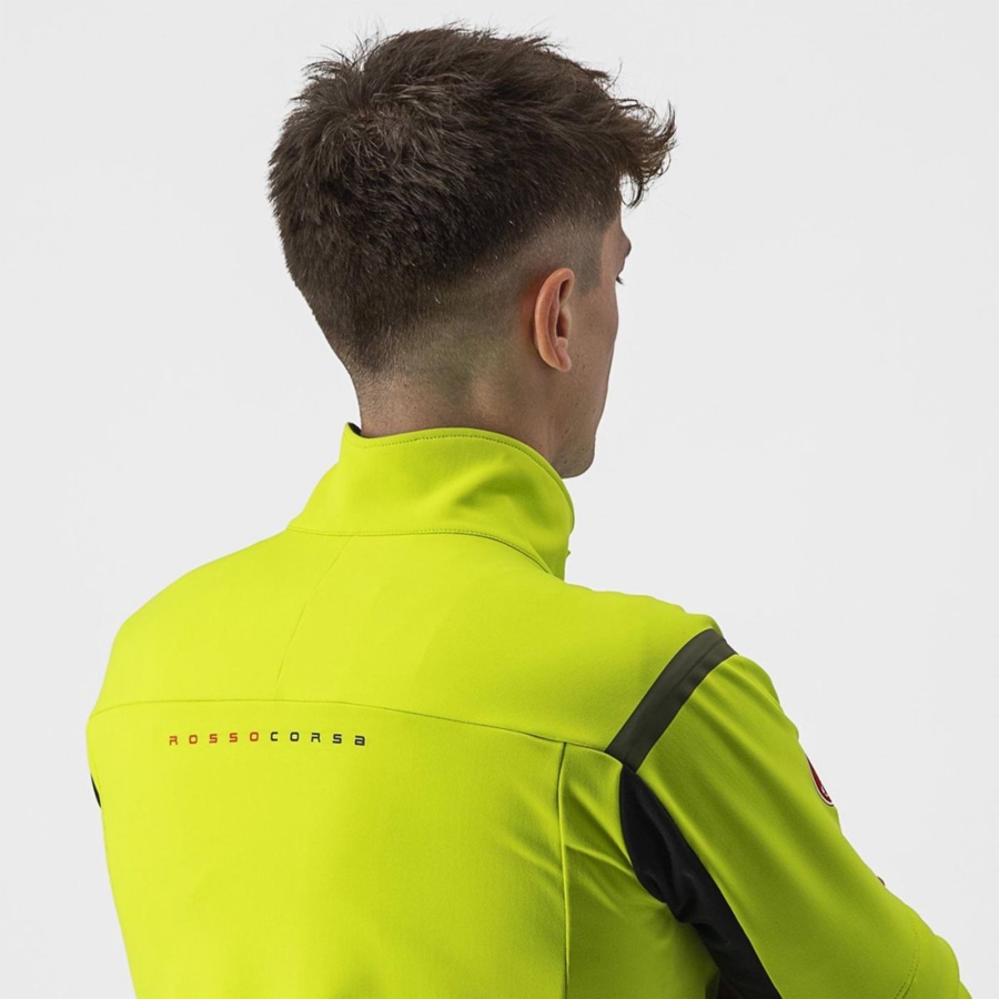 Jaquetas Castelli PERFETTO RoS 2 CONVERTIBLE Masculino Luz Verdes Cinzentas Escuro | 250641EWM
