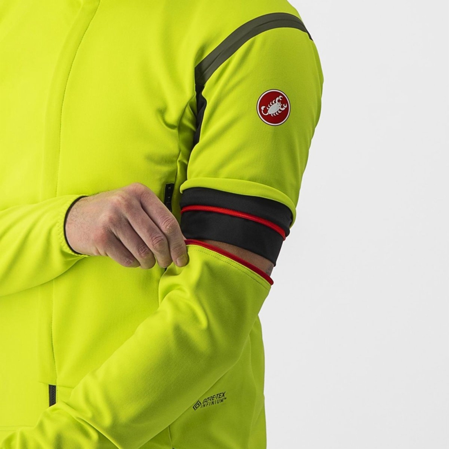 Jaquetas Castelli PERFETTO RoS 2 CONVERTIBLE Masculino Luz Verdes Cinzentas Escuro | 250641EWM
