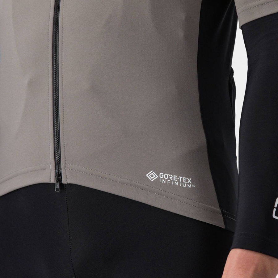 Jaquetas Castelli PERFETTO RoS 2 WIND Masculino Cinzentas | 864710DXR