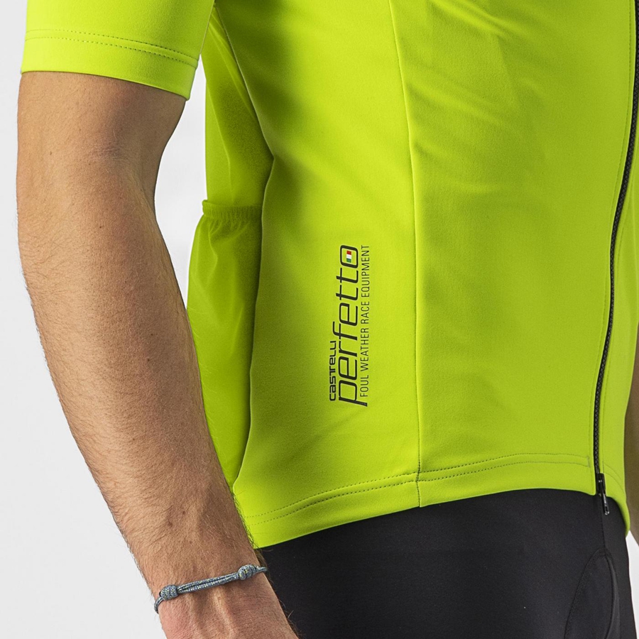 Jaquetas Castelli PERFETTO RoS 2 WIND Masculino Luz Verdes | 604317JKM