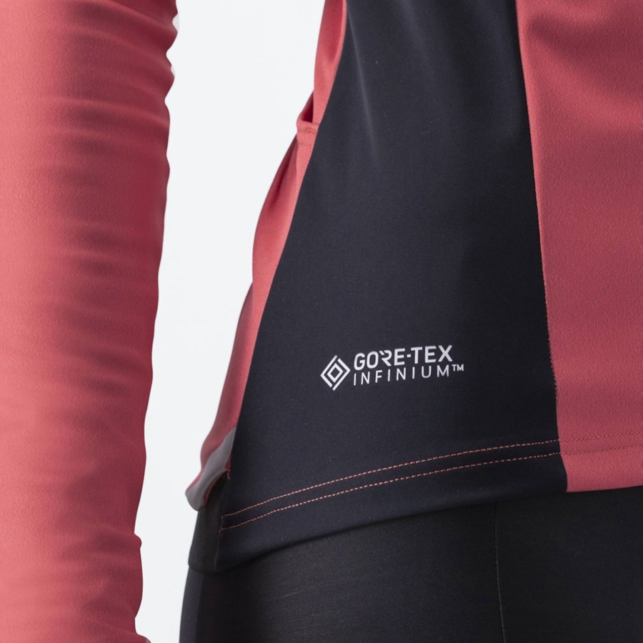 Jaquetas Castelli TRANSITION 2 W Feminino Vermelhas Pretas | 302857XSM