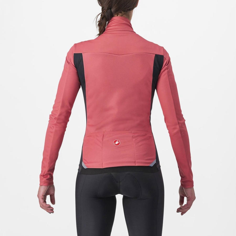 Jaquetas Castelli TRANSITION 2 W Feminino Vermelhas Pretas | 302857XSM