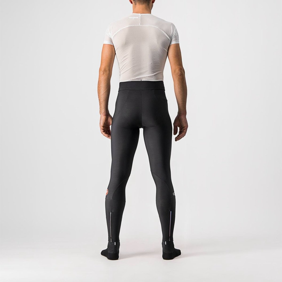 Leggings Castelli ENTRATA NO PAD Masculino Pretas | 316024TZC