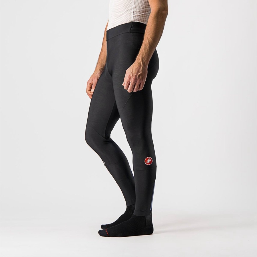 Leggings Castelli ENTRATA NO PAD Masculino Pretas | 316024TZC