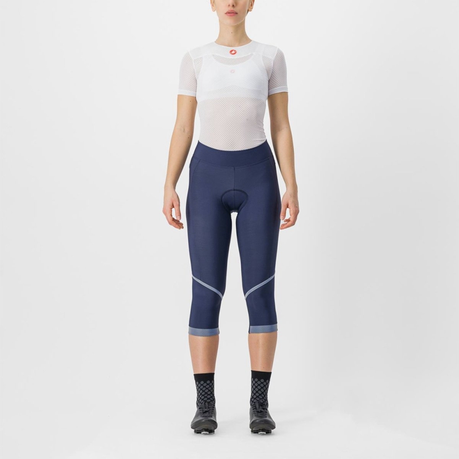 Leggings Castelli VELOCISSIMA THERMAL KNICKER Feminino Azuis Prateadas | 438976NTK
