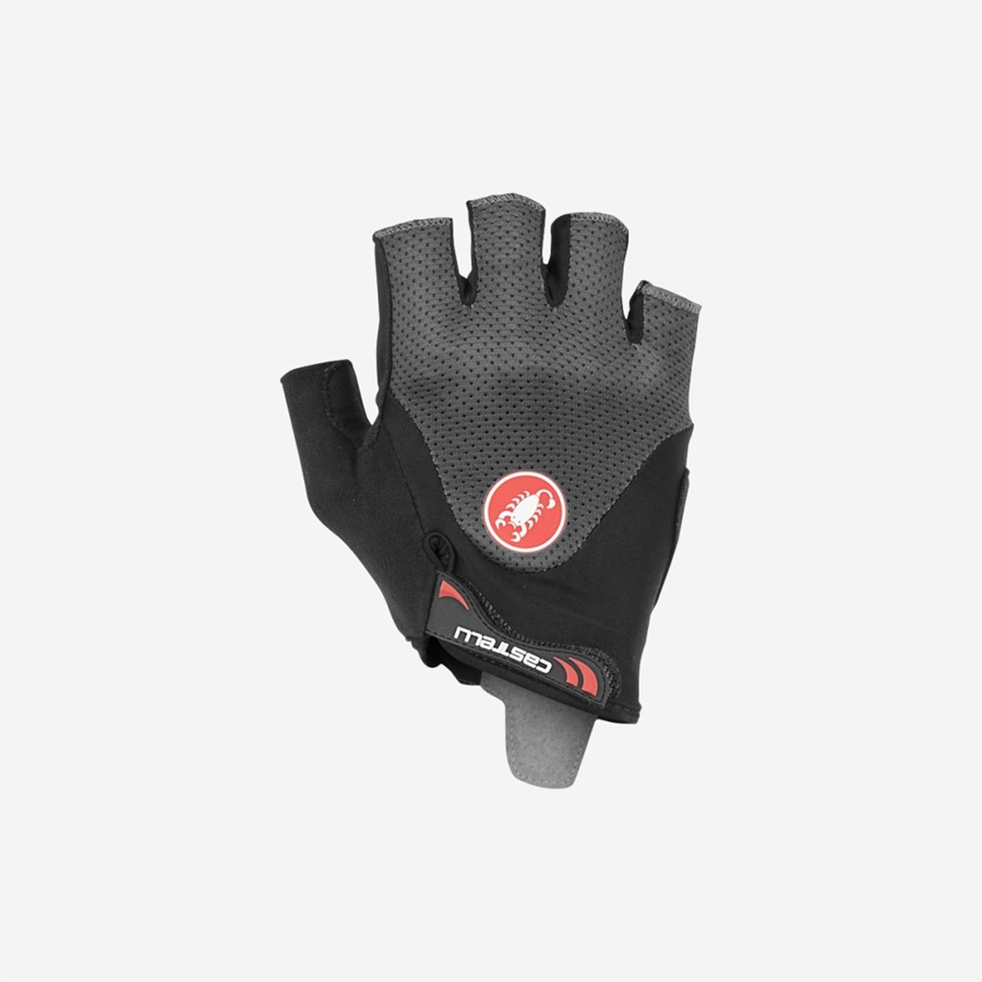 Luvas Castelli ARENBERG GEL 2 Masculino Cinzentas Escuro | 017926NDX