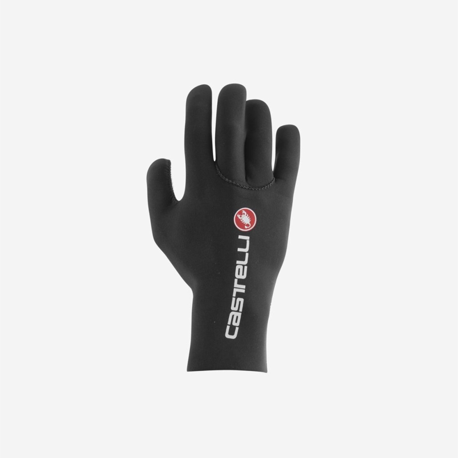 Luvas Castelli DILUVIO C Masculino Pretas | 897142UNX