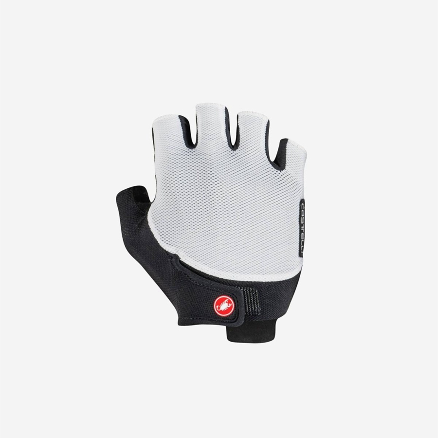 Luvas Castelli ENDURANCE W Feminino Branco Pretas | 768423GVD