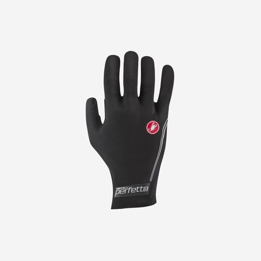 Luvas Castelli PERFETTO LIGHT Masculino Pretas | 850926TIL