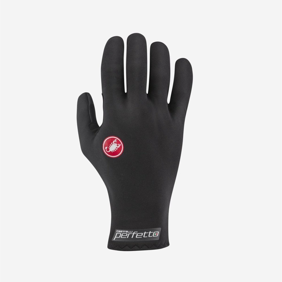 Luvas Castelli PERFETTO RoS Masculino Pretas | 946028QCH