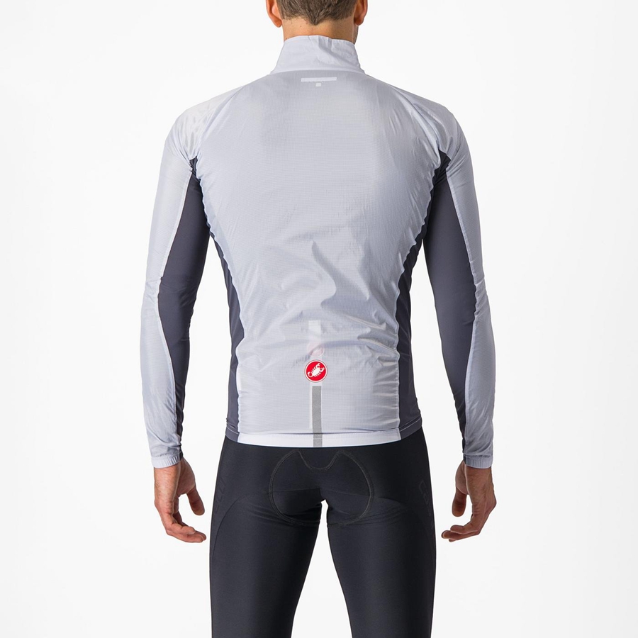 Proteção Castelli SQUADRA STRETCH Masculino Prateadas Cinzentas Cinzentas Escuro | 625943EBI